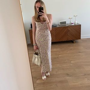 Zara thin strap slip dress